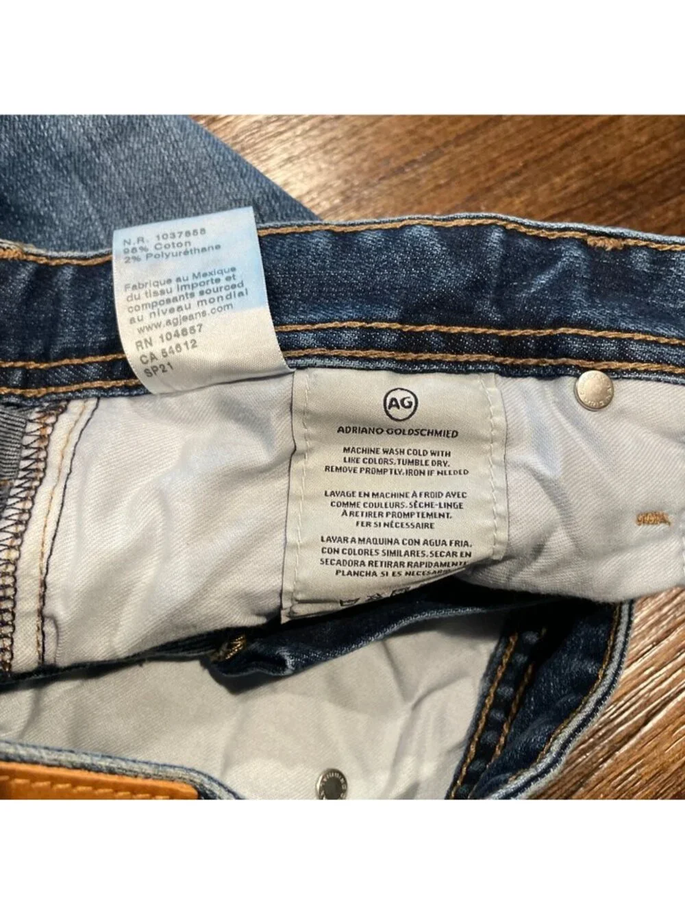 AG Tellis Modern Slim Jean Mens 32x34 9 Yrs Focal Medium Wash Stretch AG-Ed